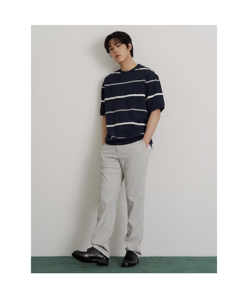 Binpolmen Triacetate Standard Fit Pants Light Gray