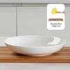 Wutuo White Ceramic Deep Plates & Rice Bowls Set