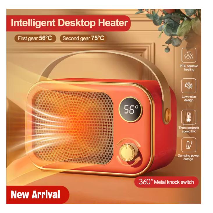 1200W Electric Space Heater Portable Home Heater Electric Heater Portable Heater with LED Screen PTC Ceramic Fast Heating