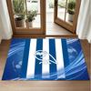 Sheffield Wednesday Football Design Crystal Velvet Rug Soft Decorative Mat for Bedroom Entrance