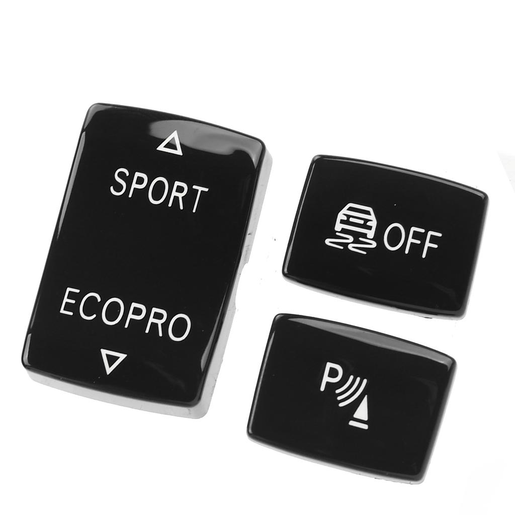 3 Pcs Gear Button Kit 6131 9252 912?1 ESP Antislip Switch Sport Button Radar Sensor Key Replacement