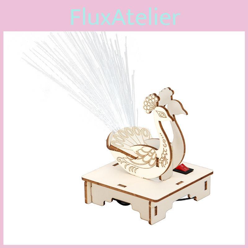 Childrens Peacock Display Science Experiment Kit With Diy Electric Toy For Learning And Creativity