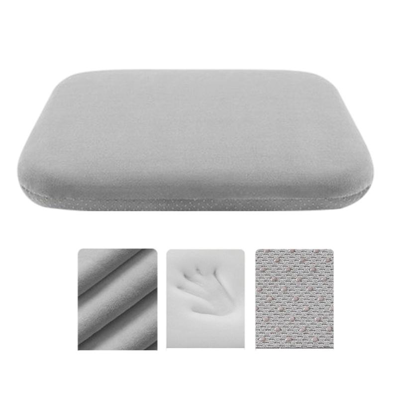 Soft Memory Foam Chair Pad, NonSlip Seats Cushions for Desk Chairs and Vehicles, Eases Lower Back Fatigue