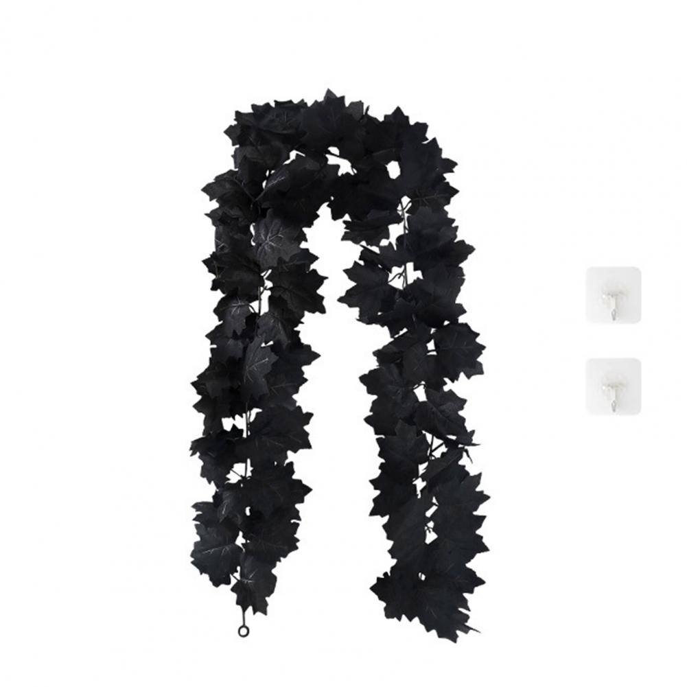1/2Pcs 175/200CM Fall Maple Leaf Garland Indoor Outdoor Hanging Artificial Leaves Plants Vine Porch Decoration