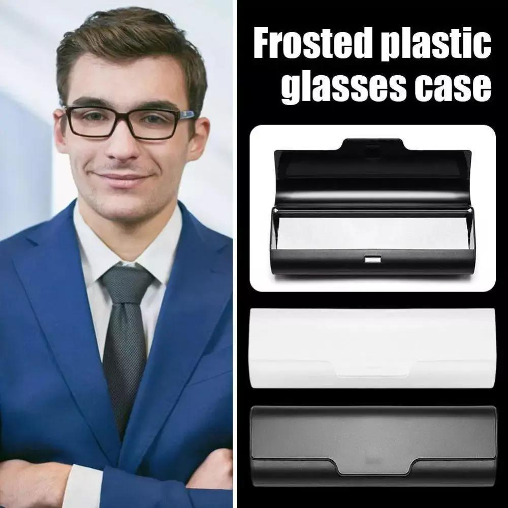 Portable Frosted Glasses Case Transparent Plastic Glasses Storage Box Ultralight Eyeglass Case