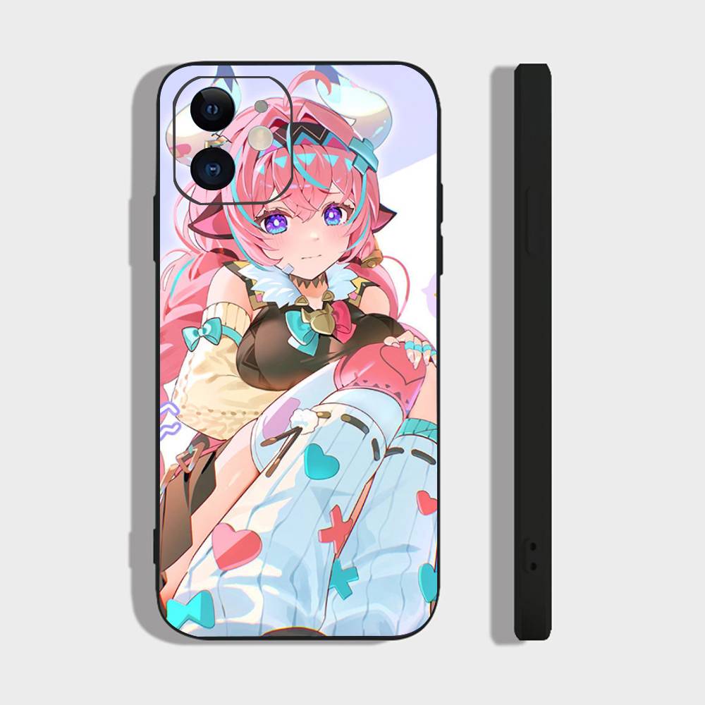 Varesa Anime Game Genshin Impact Phone Case For IPhone 17 Air 16 15 14 13 Pro Max 11 12 Black Silicone Cover