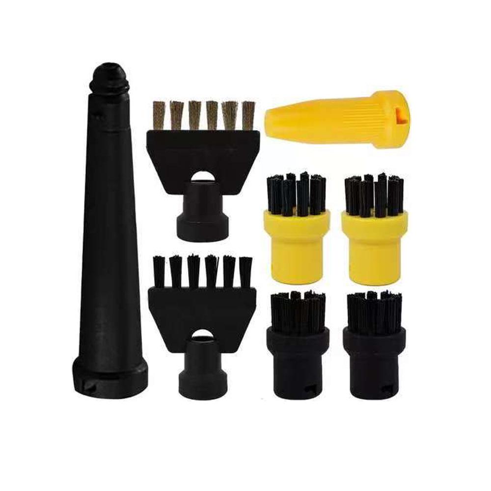 Kärcher SC Series Sada parních doplňků: Obsahuje malý kulatý kartáč, měděný kartáč, podlahovou hubici