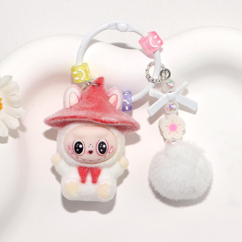 Doll Bag Couple Car Cherry Keychain Decorative Pendant Mobile Phone Chain