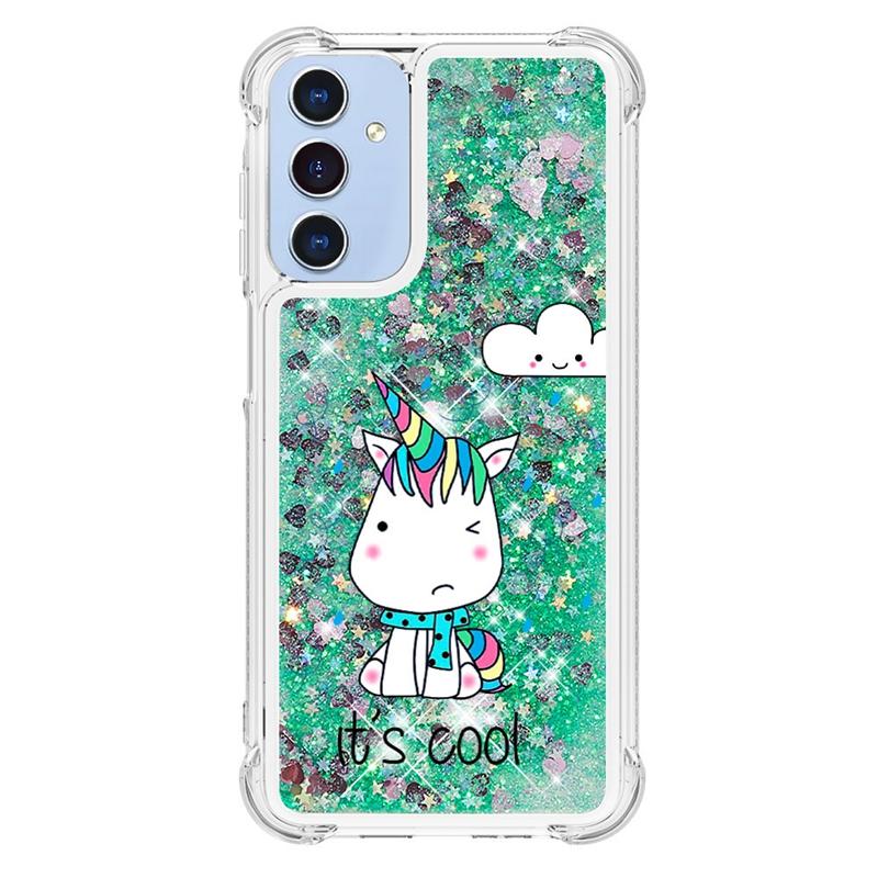 A55 A35 A15 5G Case Cartoon Glitter Quicksand Liquid Cover For Samsung Galaxy A55 A35 A15 A25 A54 A34 A14 A24 A05 A05S Case Etui
