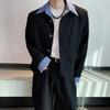 2025 Short Spliced New Jacket Men's Fashion Versatile Fake Two-piece Tops for Men