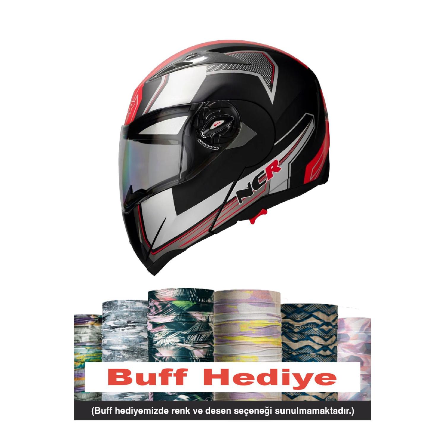 

Chin Opening Helmet Red Ece Certificated S червоний