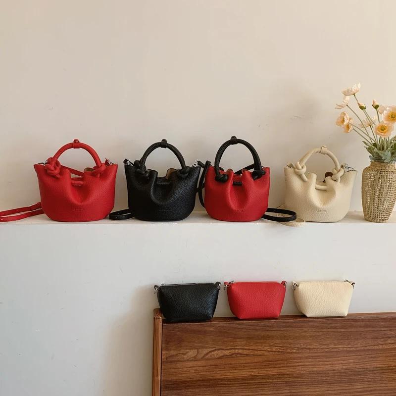 Bolso de piel suave para mujer, bolso nube plisado con cordón, bolso bandolera versátil y elegante