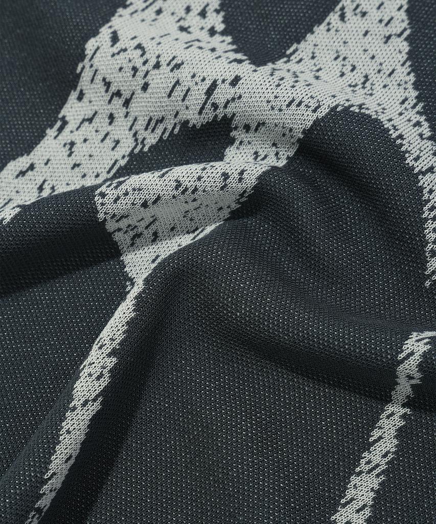 CRITIC Wormhole Logo Jacquard Knit Charcoal