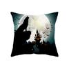 Scary Halloween Theme Pumpkin Bat Black Cat Print Pattern Cushion Cover Home Decor Sofa Decor Throw Pillow Cover