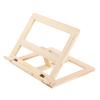 Portable Wooden Lectern for Books Wooden Reading Stand Adjustable and Foldable Lectern for Cookbooks Recipes Tablet