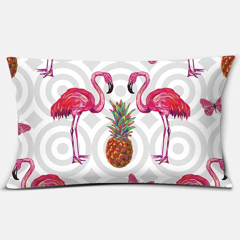 Fashion Plant Flamingo Home Decoration Sofa samochodowa Poszewka na poduszkę 30cm * 50cm