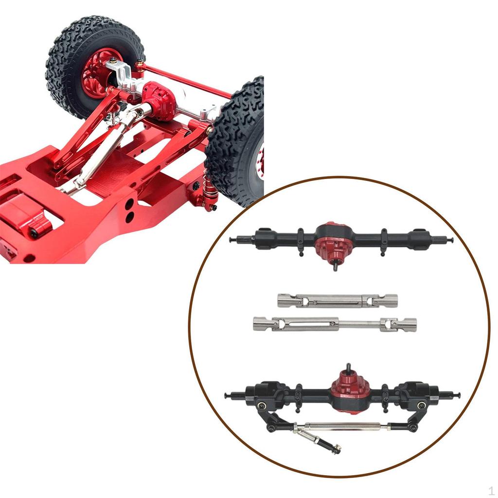 Metal Front and Rear Axles 1/12 RC Car Upgrade Accessories DIY Modified Replacement Adjustable Drive