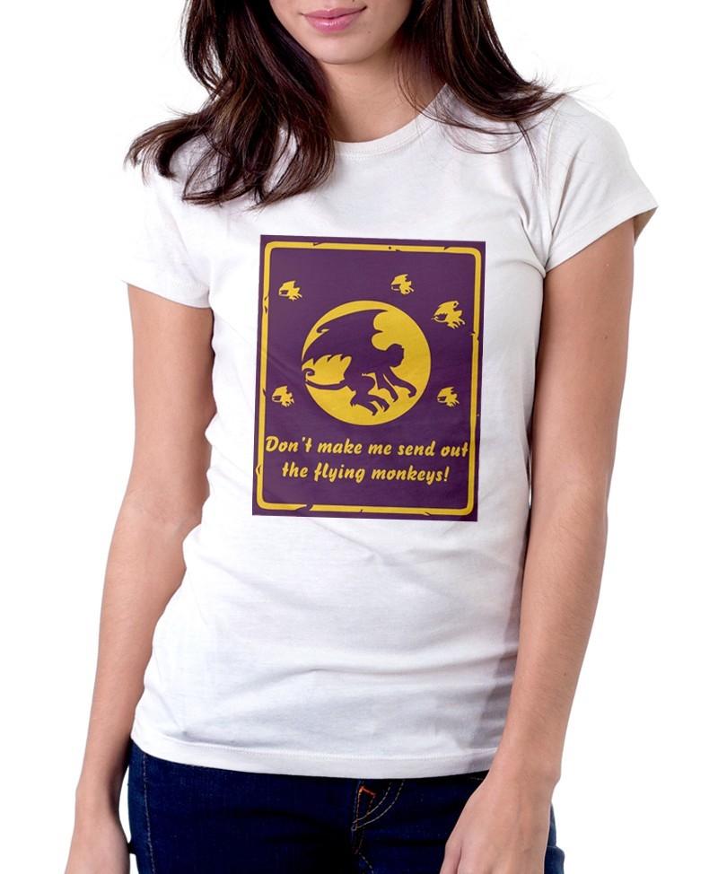 New Wizard of Oz Flying Monkey Witch white cotton t-shirt OZ9888 XXXXL