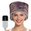 Hair Steamer for Deep Conditioning Thermal Heat Cap 9-Level Heats Up Quickly 5 Time Settings Washable Thermal Spa Hat for Home