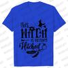 Team Bride Y2k Tops Bridal Shower Wedding Shirt This Witch Is Getting Hitched Lit T-Shirt Halloween Bachelorette Party EVJF Tees