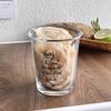 Kreativer Milchfrühstücksbecher - Niedlicher bedruckter hochwertiger Glasbecher
