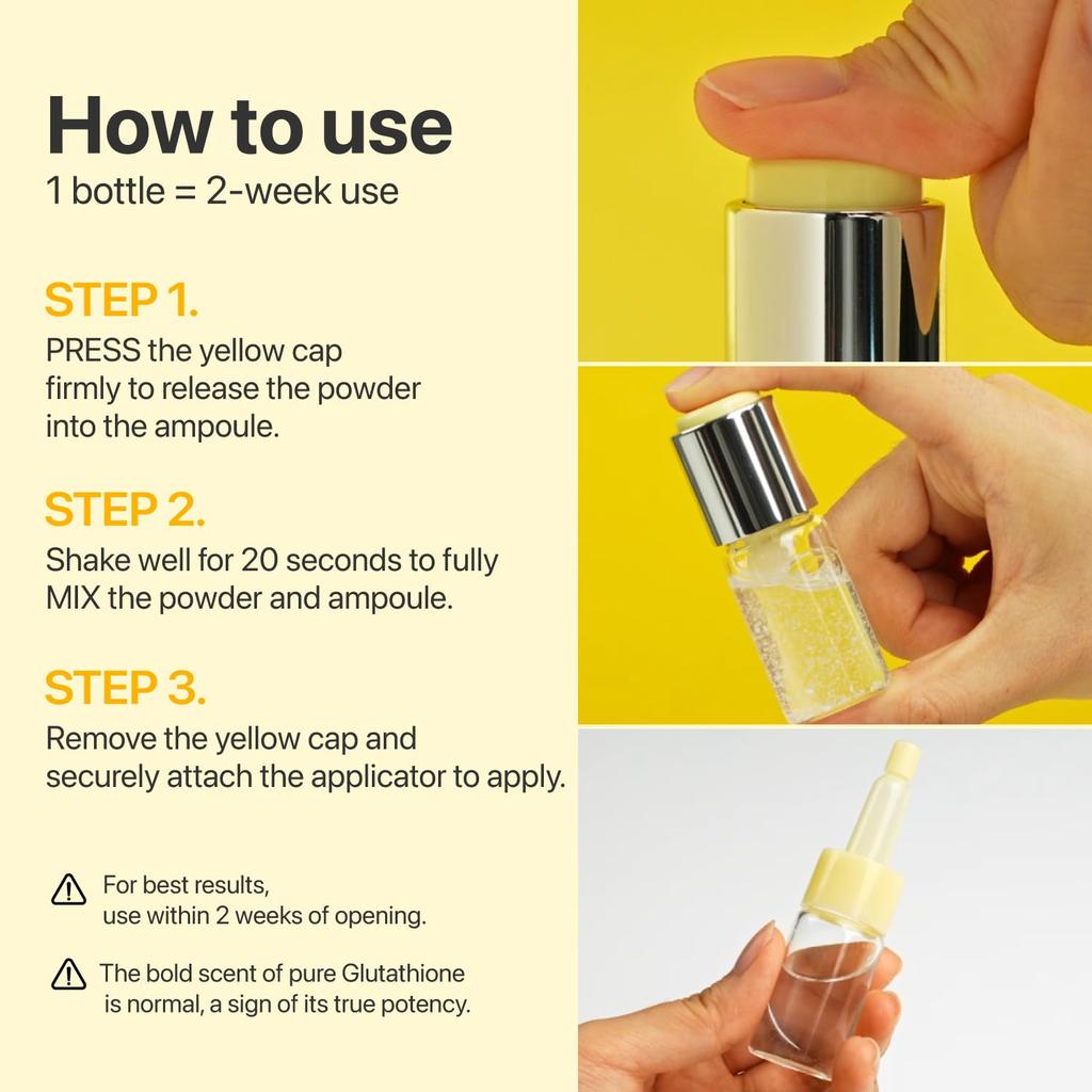 No.5 Glutathione TXA Advanced Dark Spot Ampoule Concentrate 10g