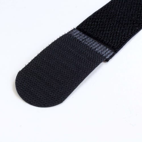 Wake Sangyo Baribari Belt, Stretchable Hook-and-Loop Belt, 30mm x 1300mm, Black, BR057