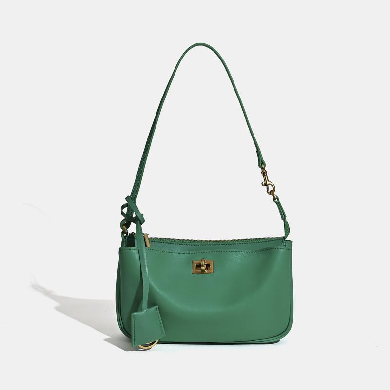 Spring  Luxury Brand Rodeo Women Shoulder Bags Fashion Black Leather Handbags Women Gold Buckle Underarm Bags Women