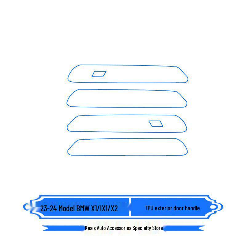 23-25 BMW X1/IX1/X2 Navigation Screen Protector & Console Gear Interior Sticker