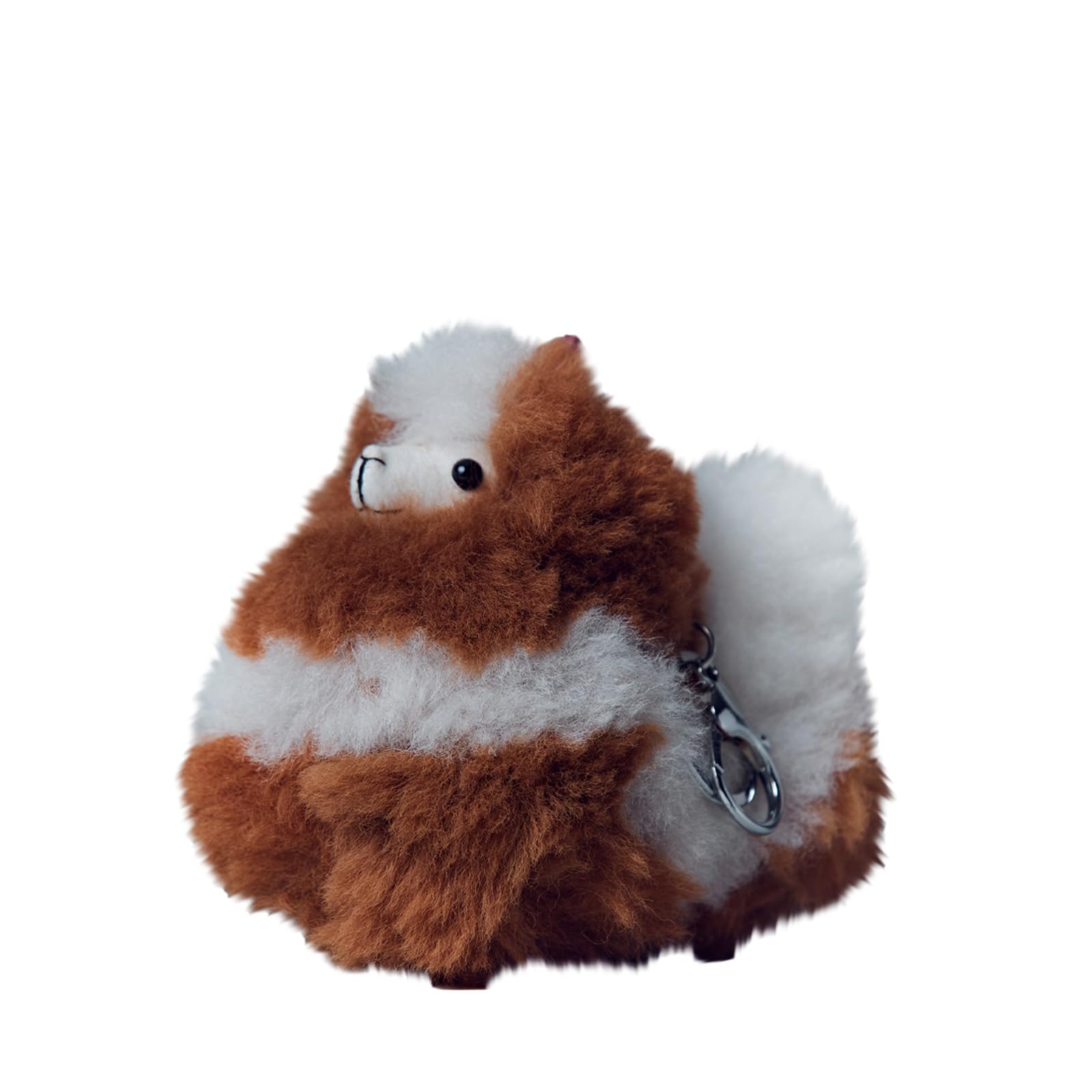 

Плюшевый Милый Натуральный Альпака Мягкий и Пушистый Ручной работы Перуанский Супер Милый для Аксессуара Брелок ST.MALO, Альпака, 100% Шерсть, На ощупь, Мастера,