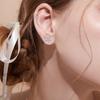 LOYALLOOK 10 Paar Ohrringe für Beliebte Kugel Chirurgischer Edelstahl Helix Ohrringe Frauen, Ohrringe, Einschraub-Ohrringe, Hypoallergen, Schmetterling,