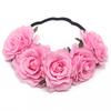 Bridal Holiday Wreath, Simulation Rose Flower Headband, Christmas Mardi Gras Ball Party Head