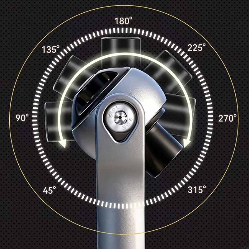 Universal Ratchet Wrench Socket Screwdriver Bit Dual-Purpose Forward and Reverse Magnetic High Speed Screwdriver Repair Tool
