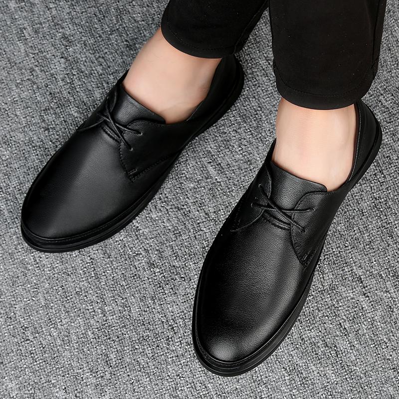 Fashion 2024 New Arrival Lace-Up Upscale Elegantes Formal Footwear Male Shoes School Casual Leather Slip on Bureau Dressing Shoes Man