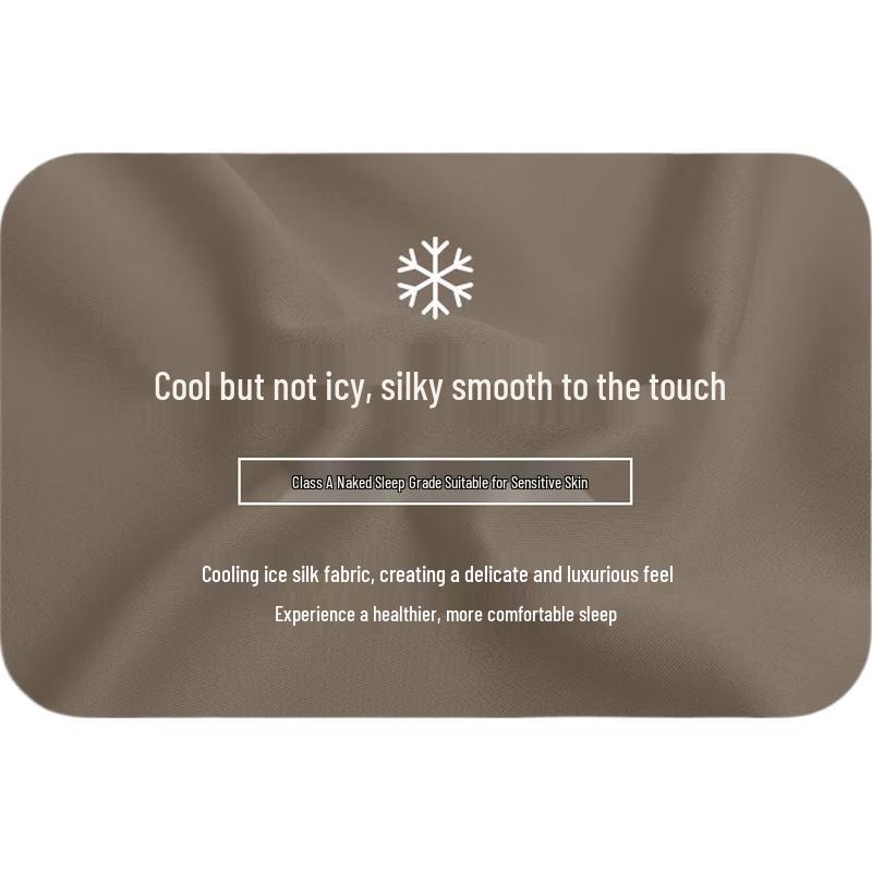 Cool Touch Washable Ice Silk Fitted Sheet 150x200cm