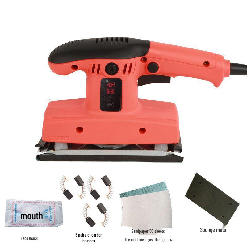 Electric Woodworking Flat Sander for Wall Putty, Rust Removal & Polishing