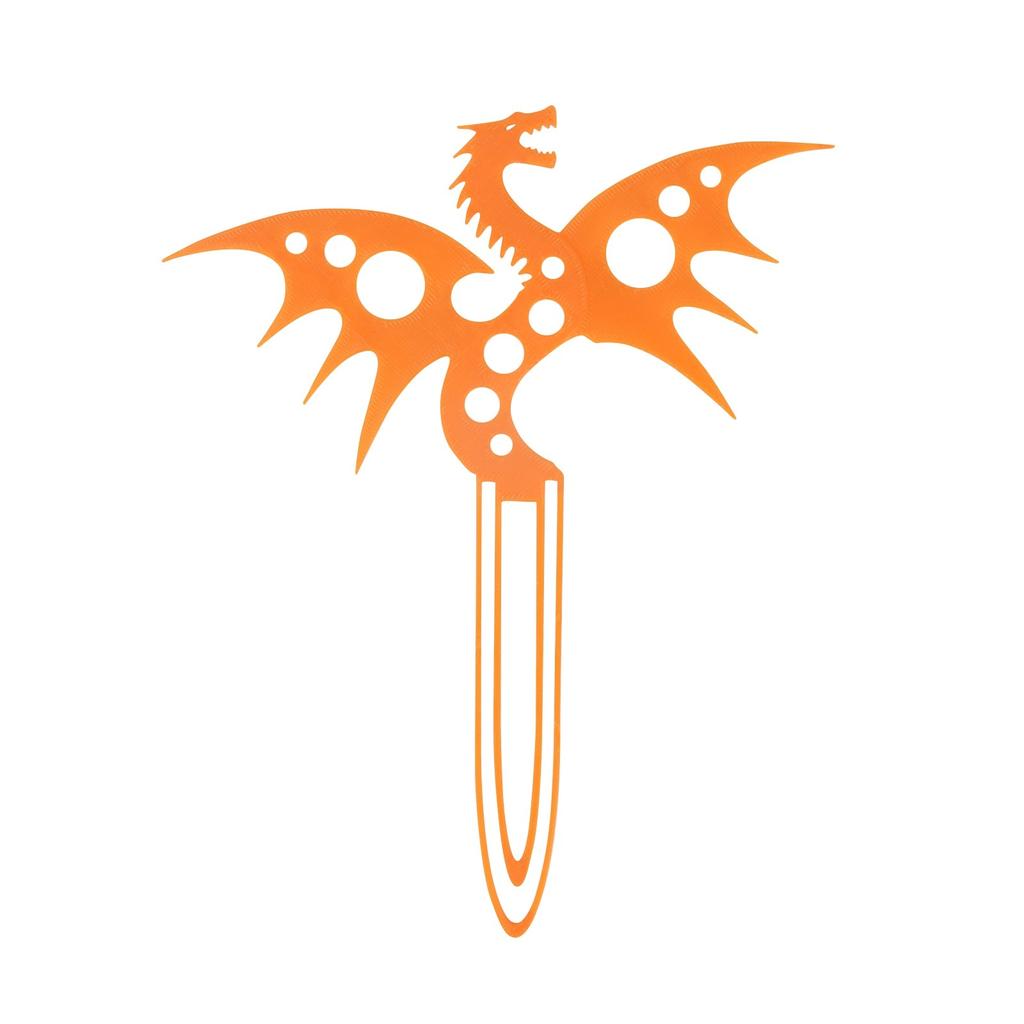 3D Printed Spotted Dragon Bookmark Super Invincible Abstract Creative Ornaments Decorative For Book