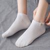 Fruit Pattern Decor Women Short Socks Shallow Mouth Tube Socks Sweat Absorption Boat Socks  Summer