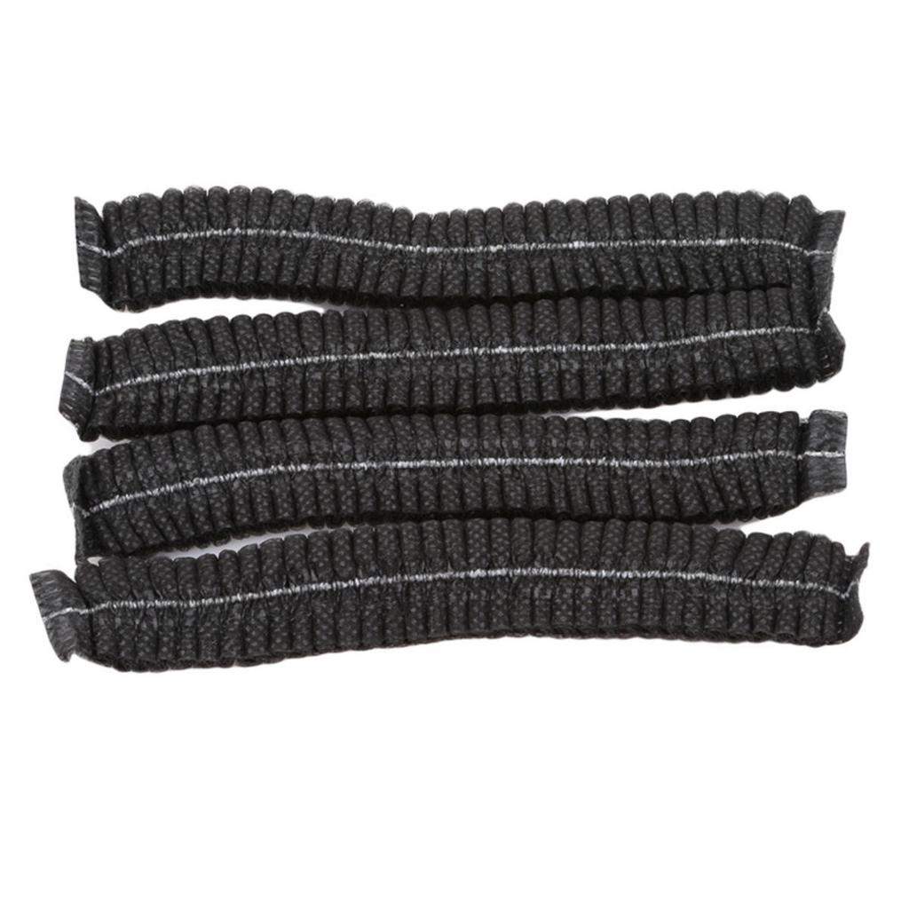 100pcs Disposable Hair Net Cap Non Woven Anti-static Hat Elastic Head Cover