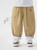 European Boy's Academy Pure Cotton Long Pants - Spring/Autumn 2026 New Style for Toddlers