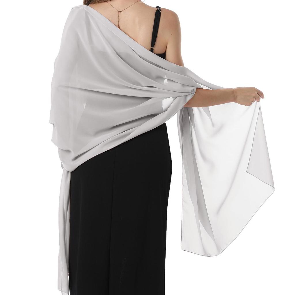 Women's Chiffon Evening Shawl and Wrap for Weddings and Bridesmaids