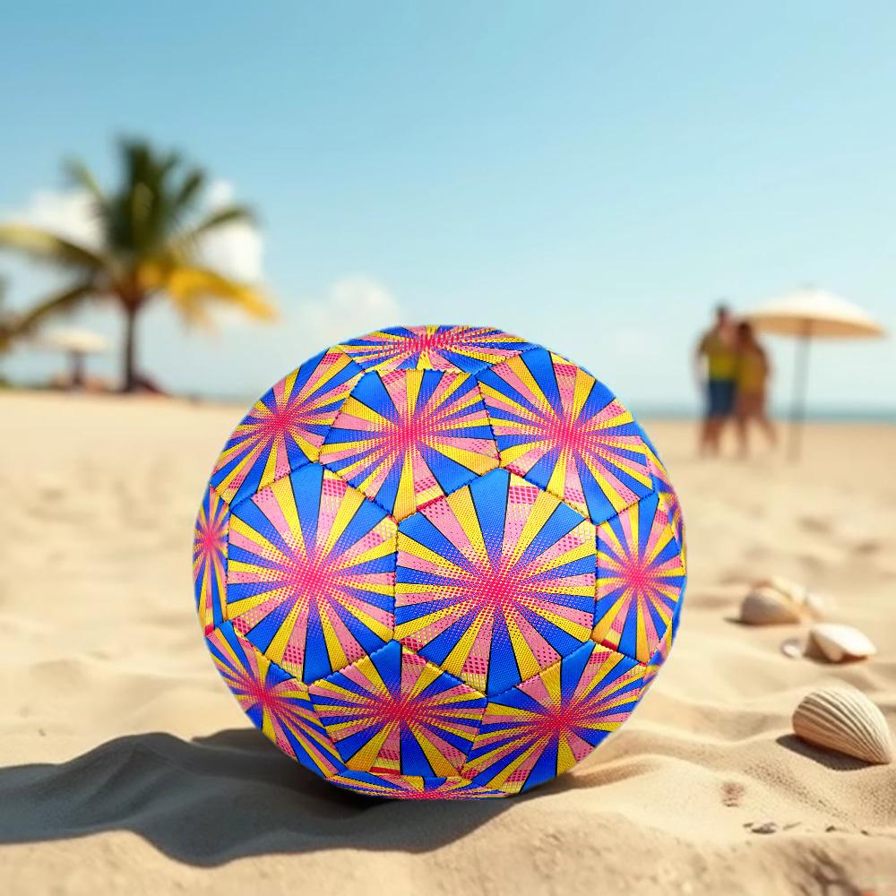1pc Pop Art Explosion Size 5 Match Football, Training Soccer Ball, High-Elasticity and Soft, Anti-Slip and Wear-Resistant Material, Thickened and High