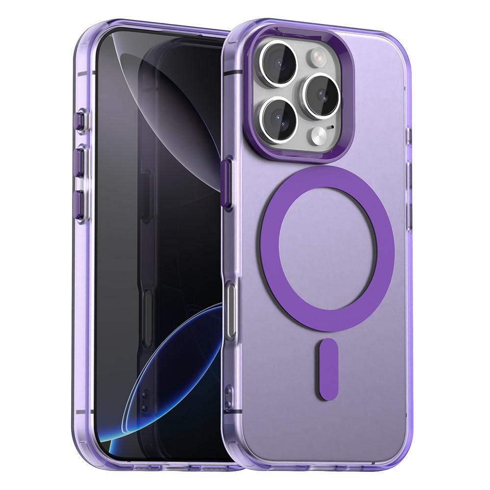 Fashion Matte Armor Magnetic For Magsafe Case For iPhone 16 15 13 12 14 11 Pro Max Plus Soft Frame Wireless Charging Hard Cover