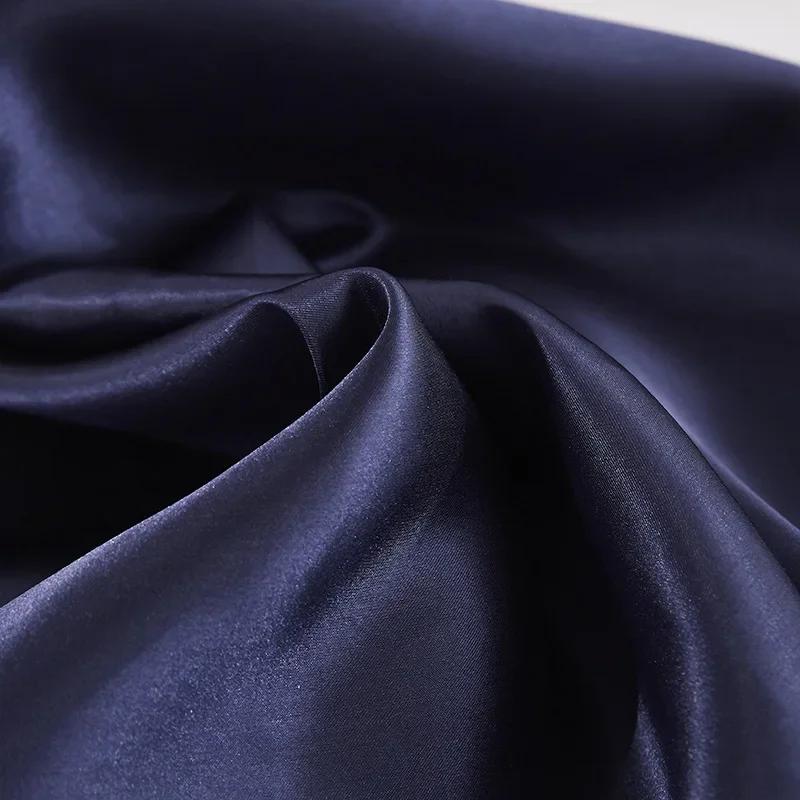 Imitated Silk Solid Color Cushion Cover with Zipper Breathable Smooth Pillowcase Home Decor for Sofa Chair 40/45/50/30x50/60cm