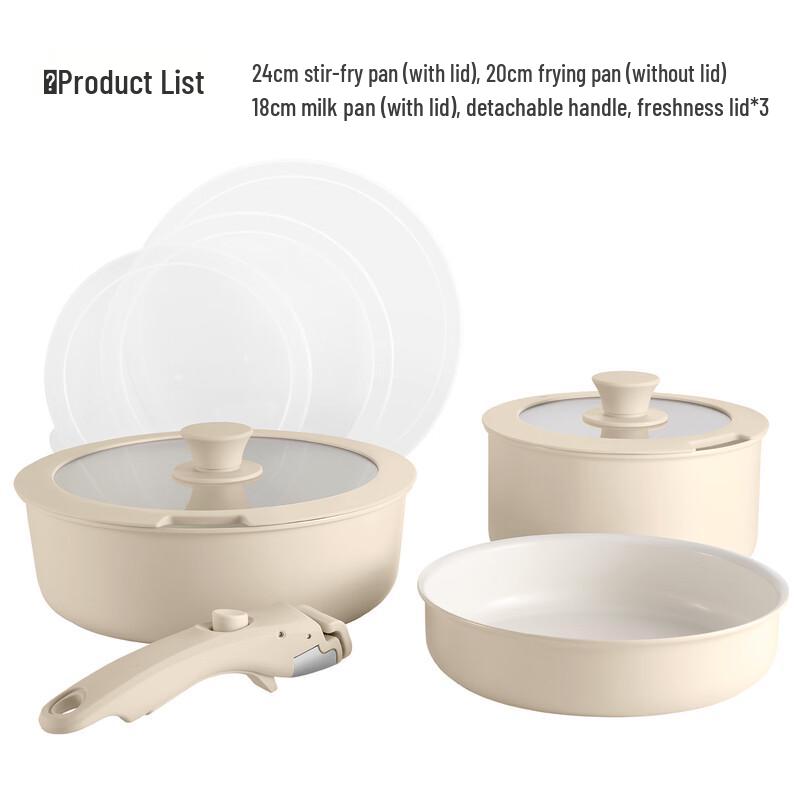 DESLON Zhiwei Series Titanium Ceramic Non-stick Cookware Set