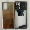 Middle Frame Cover+Battery Back Cover Rear  Cover Repair Parts Full Housing for Xiaomi Redmi Note 10 Pro 4G M2101K6G