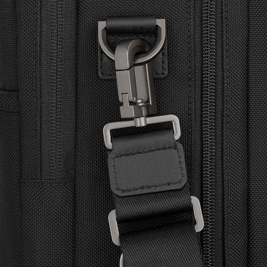 Victorinox Mythic Compact Briefcase with Laptop Sleeve and Travel Personalized Premium Black 14-inch Pouch, Design, Design, 13L, [Product Code