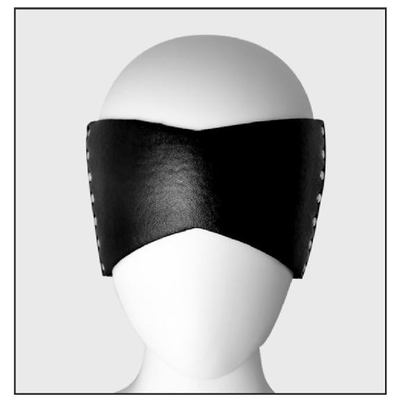 New Black Leather Cosplay Blindfold Sexy Fashion Adult Eye Patch Party Costume Roleplay Props Sex Toys for Men Women Adult Games