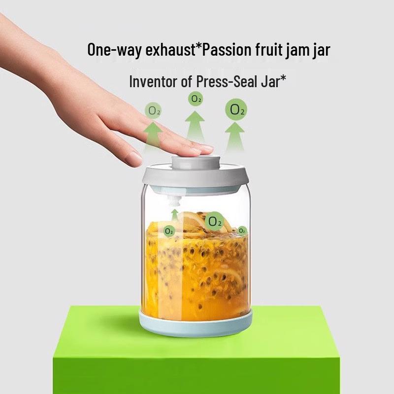 High Borosilicate Glass Press-Type Kimchi Fermentation Jar
