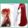 Peruca Cosplay de My Hero Academia Para Fãs de Todoroki E Bakugo Comprimento 65cm Vermelho E Branco